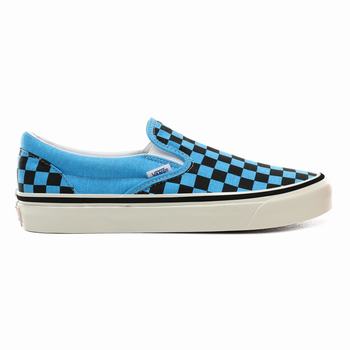 Férfi Vans Anaheim Factory Classic Slip-On 98 DX Tornacipő VA4987260 Kék